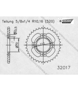 Zębatka tylna ESJOT