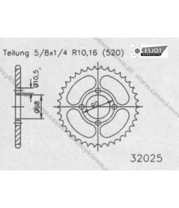 Zębatka tylna ESJOT