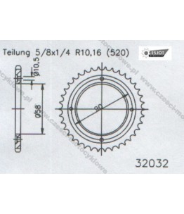 Zębatka tylna ESJOT