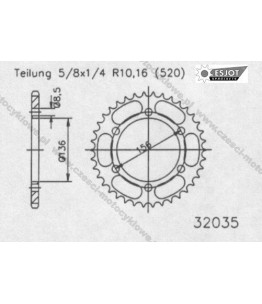 Zębatka tylna ESJOT