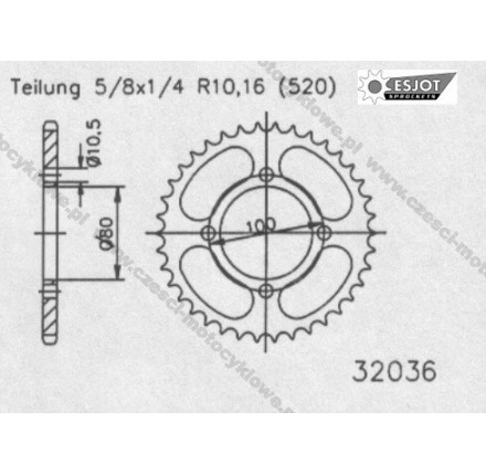 Zębatka tylna ESJOT