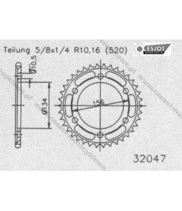 Zębatka tylna ESJOT