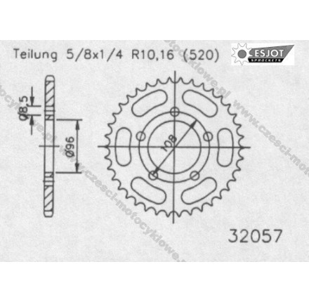 Zębatka tylna ESJOT