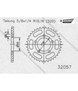 Zębatka tylna ESJOT