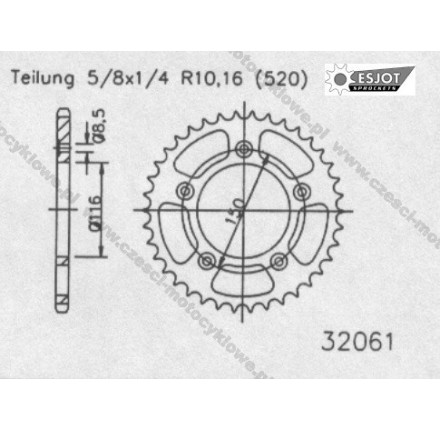 Zębatka tylna ESJOT
