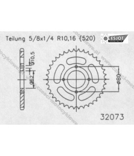 Zębatka tylna ESJOT
