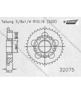 Zębatka tylna ESJOT