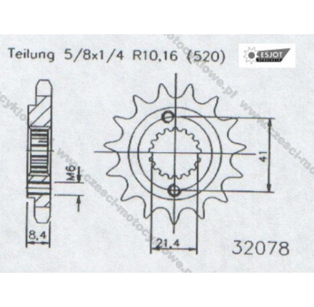Zębatka przednia ESJOT