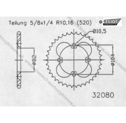 Zębatka tylna ESJOT