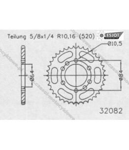 Zębatka tylna ESJOT