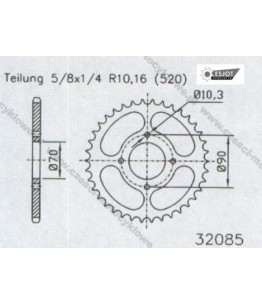 Zębatka tylna ESJOT