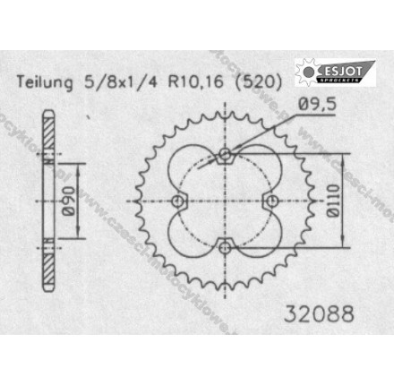 Zębatka tylna ESJOT