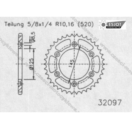 Zębatka tylna ESJOT