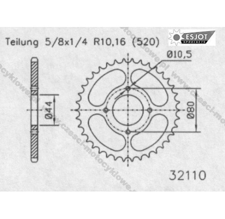 Zębatka tylna ESJOT