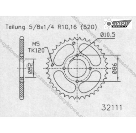 Zębatka tylna ESJOT