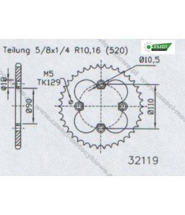 Zębatka tylna ESJOT