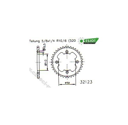 Zębatka tylna ESJOT