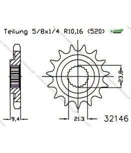 Zębatka przednia ESJOT