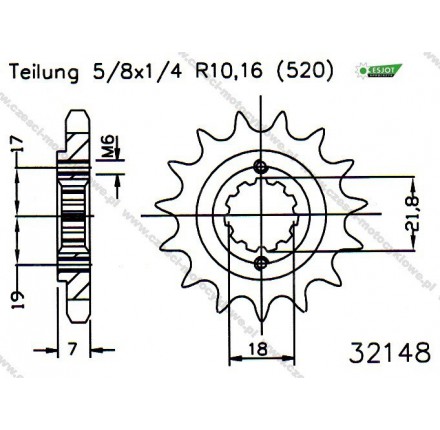 Zębatka przednia ESJOT
