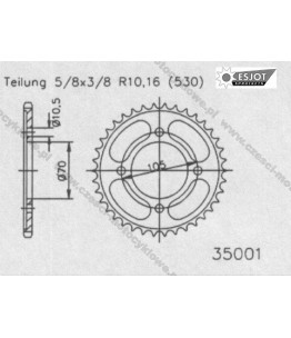 Zębatka tylna ESJOT