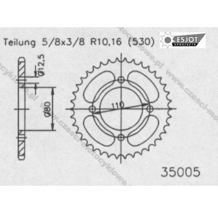 Zębatka tylna ESJOT