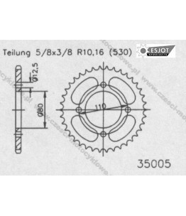 Zębatka tylna ESJOT