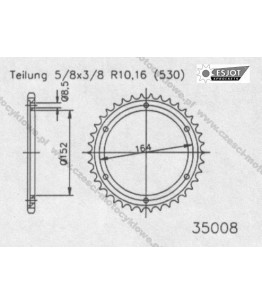 Zębatka tylna ESJOT