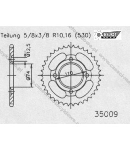 Zębatka tylna ESJOT