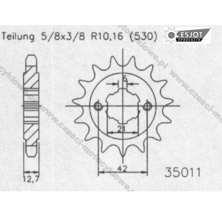 Zębatka przednia ESJOT