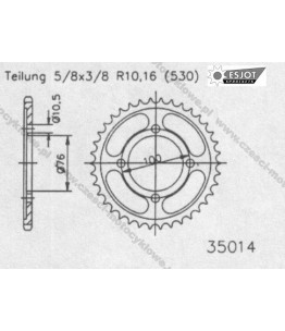 Zębatka tylna ESJOT