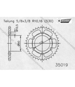 Zębatka tylna ESJOT