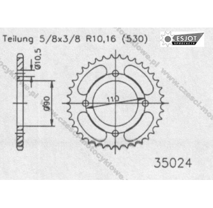 Zębatka tylna ESJOT