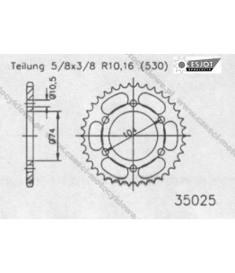 Zębatka tylna ESJOT