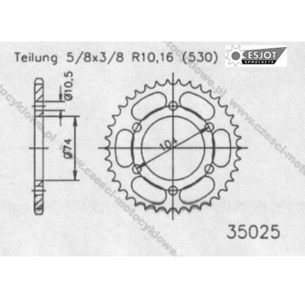 Zębatka tylna ESJOT