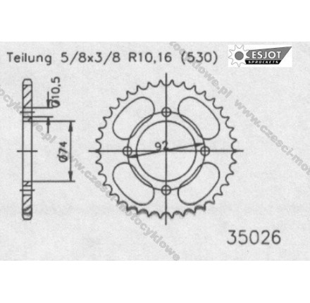 Zębatka tylna ESJOT