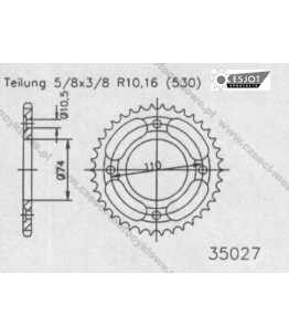 Zębatka tylna ESJOT
