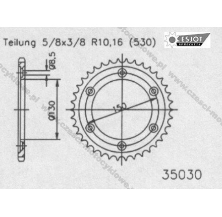 Zębatka tylna ESJOT