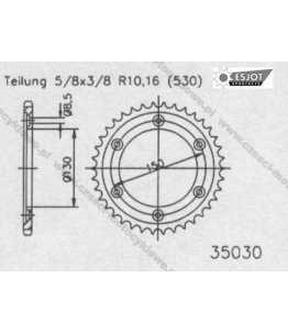 Zębatka tylna ESJOT